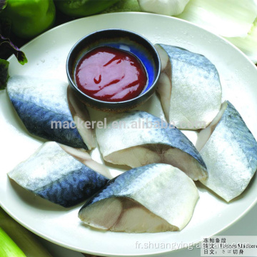 Filet de maquereau de poisson congelé pour la vente de marché